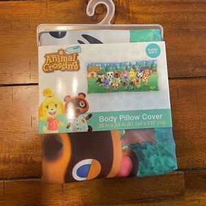 NWT Animal Crossing New Horizons Body Pillow Cover 20x54